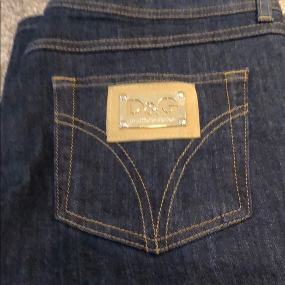 D&G silver plate Denim Jean. NWT - Picture 2 of 6